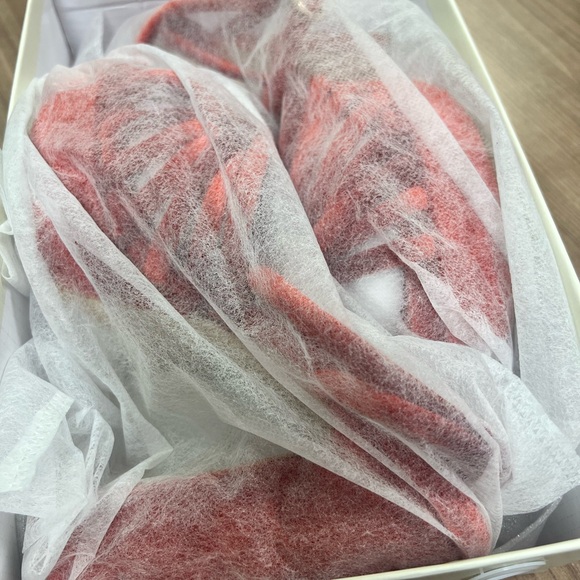 Suede Heels with Knot Detail and Ankle Strap - Picture 8 of 12